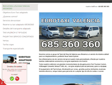 Tablet Screenshot of eurotaxivalencia.es